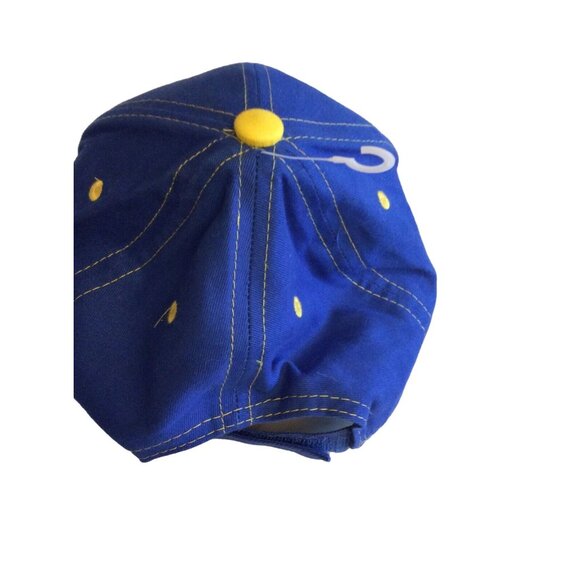 Napa Racing Adjustable Blue & Yellow Cap With Embroidered Logo - Picture 3 of 4